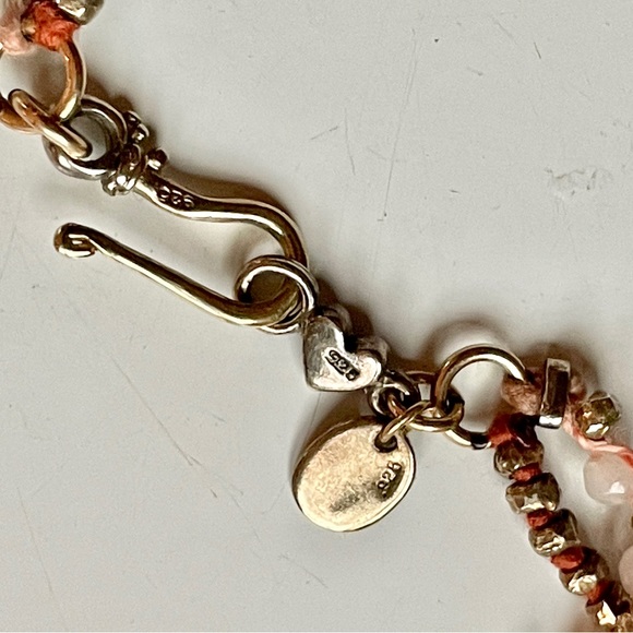 Chan Luu | Rose Quartz & Pyrite Beaded Necklace ♥ NWOT - Picture 5 of 7